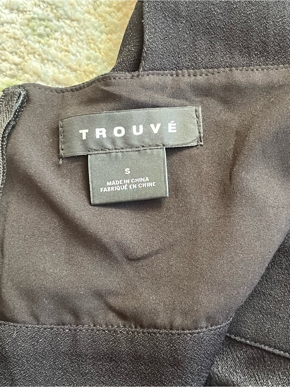 Trouvé black sleeveless top S - Picture 5 of 6
